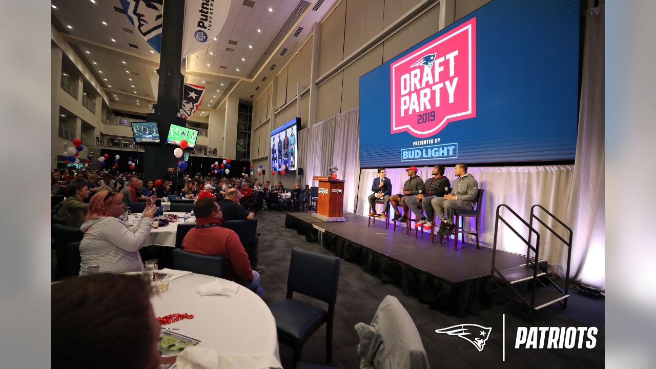 Patriots Draft Party in photos