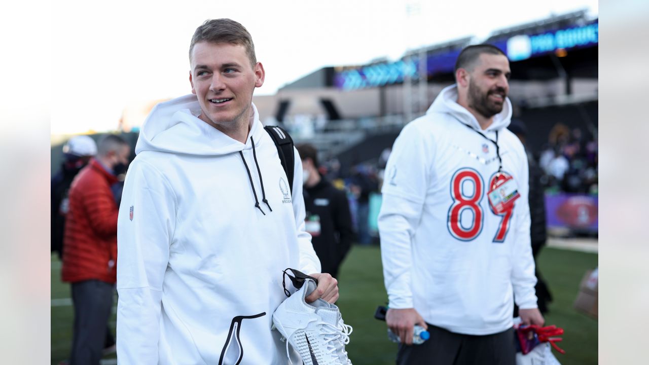 Mac Jones wins 'Thread the Needle' event at Pro Bowl Skills Showdown