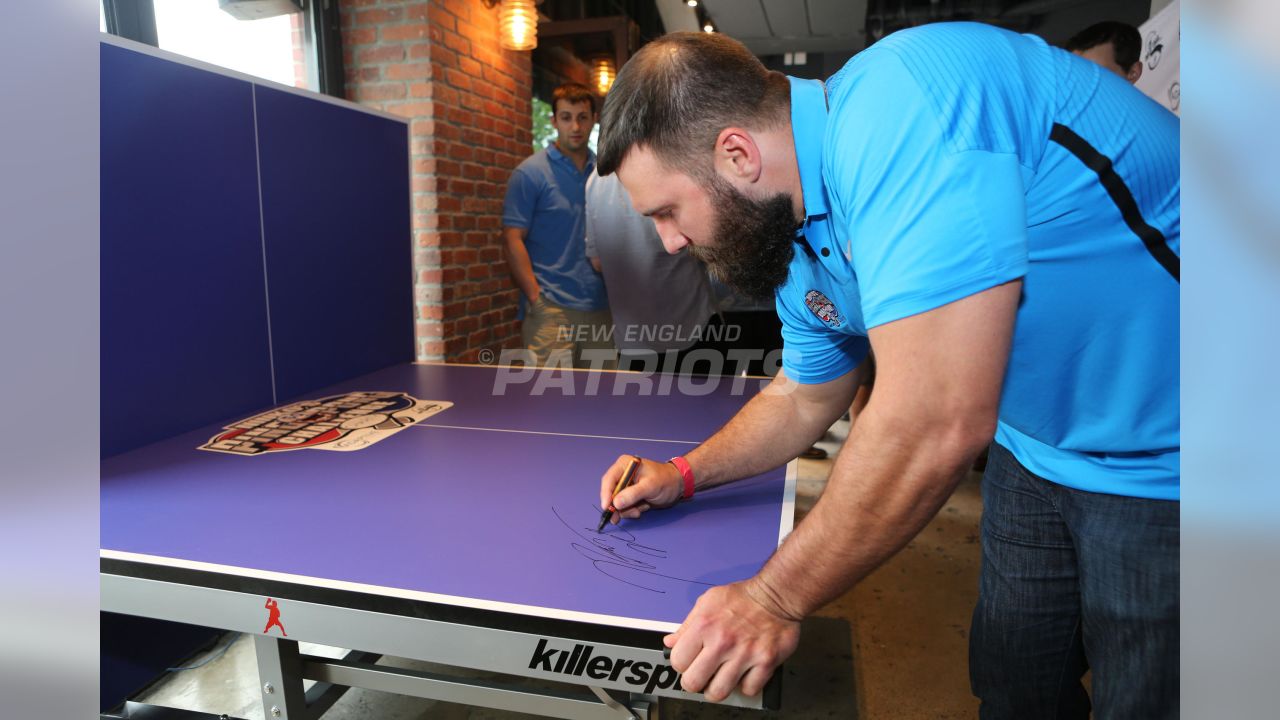 Ping-pong table in Jaguars locker room brings team together