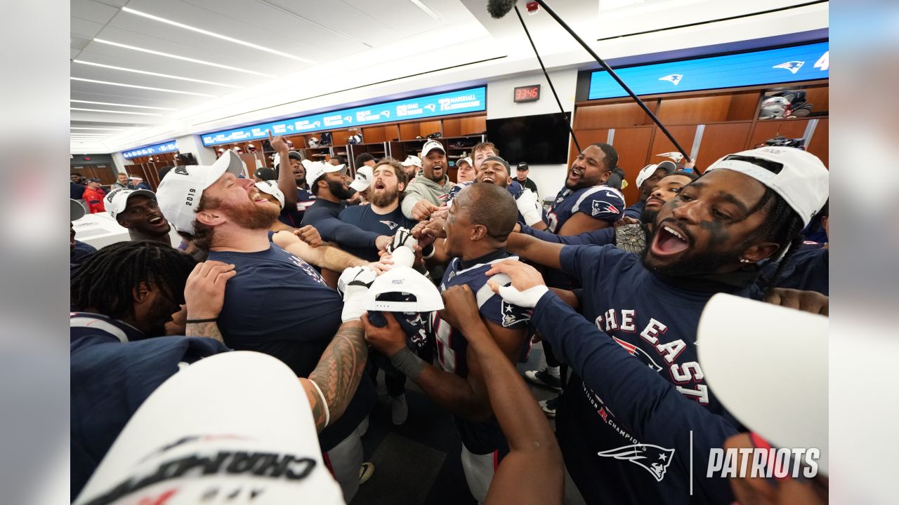 Photos: Patriots celebrate as 2019 AFC East Division Champs