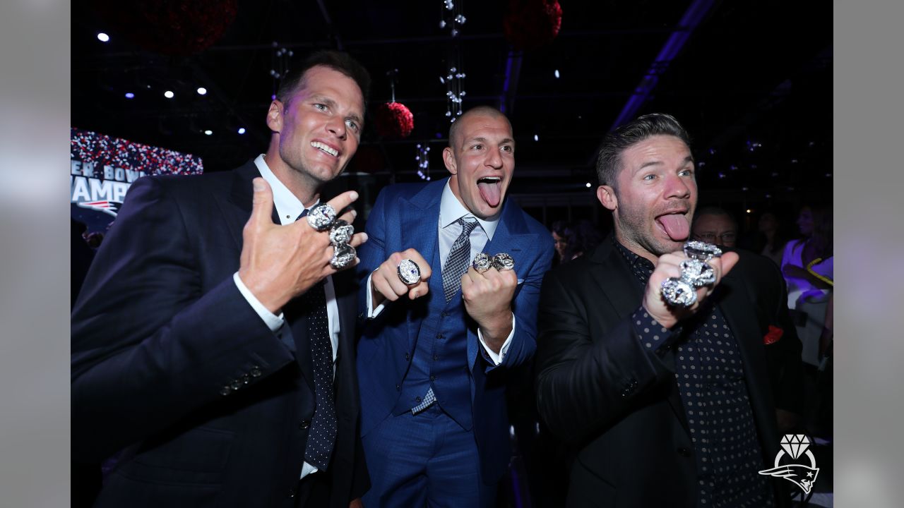 Patriots arrive for Super Bowl LIII Ring Ceremony presented by Encore