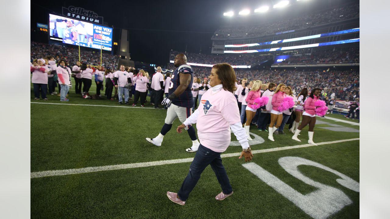 Gillette Stadium Goes Pink for Breast Cancer Awareness