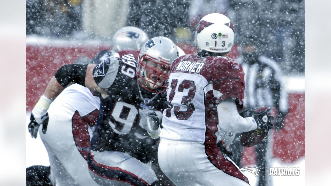 Throwback Photos: Patriots vs. Cardinals in the snow, presented by Empower