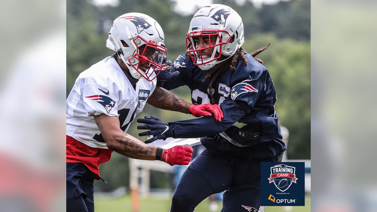 New England Patriots receiver Chad Ochocinco during training camp practice  in Foxborough, Mass. Saturday, July 30, 2011. (AP Photo/Winslow Townson  Stock Photo - Alamy