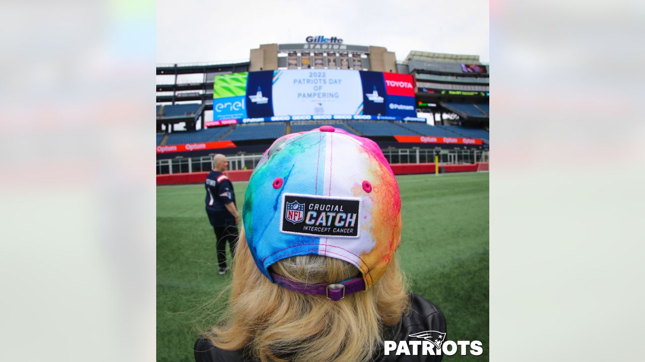 Cancer survivors, patients honored at Patriots Crucial Catch