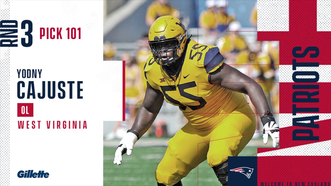 Patriots release Yodny Cajuste, final player from 2019 draft class