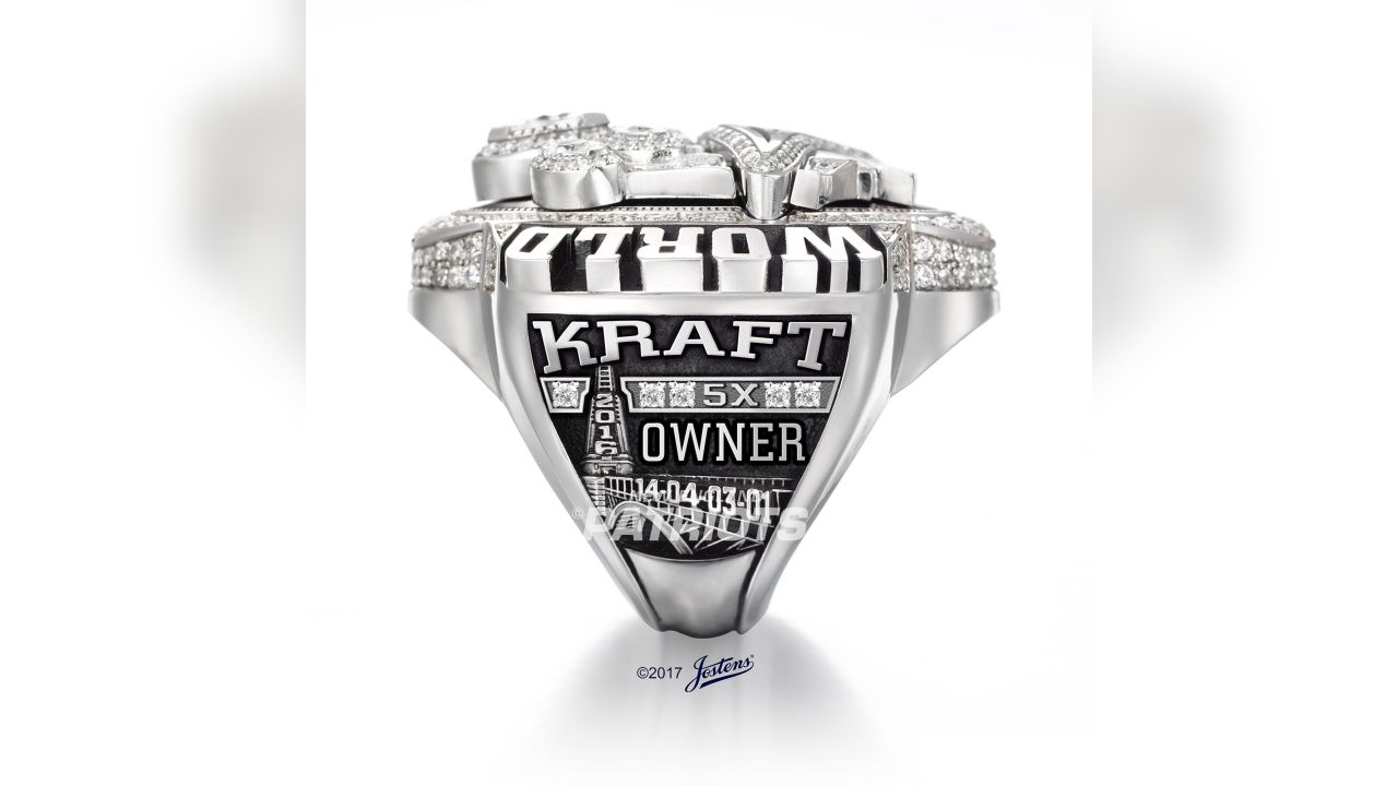 Super Bowl LI rings at the Kraft Residence