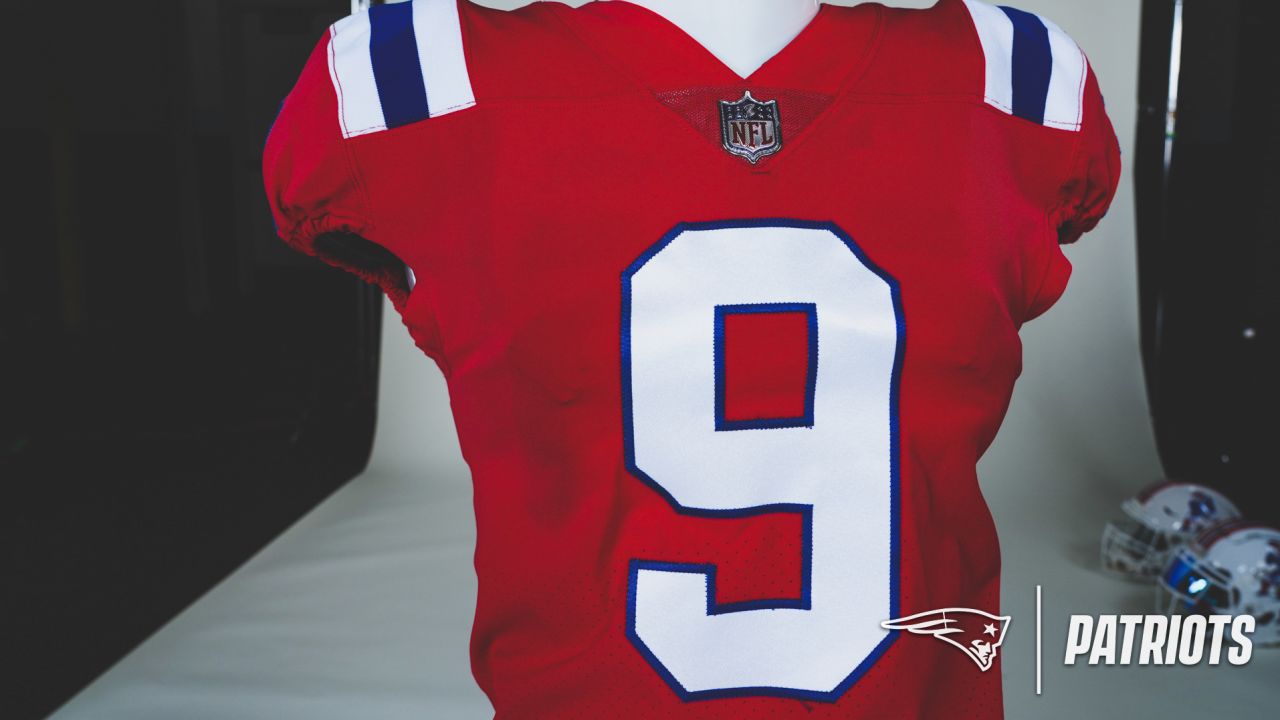 patriots red jersey 2022