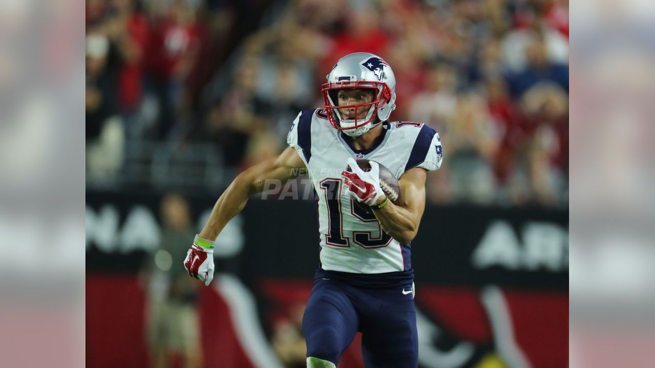 New England Patriots wide receiver Chris Hogan (15) during Monday Night  Football against the Buffalo Bills, October 29, 2018, in Orchard Park, NY.  (AP Photo/Chris Cecere Stock Photo - Alamy