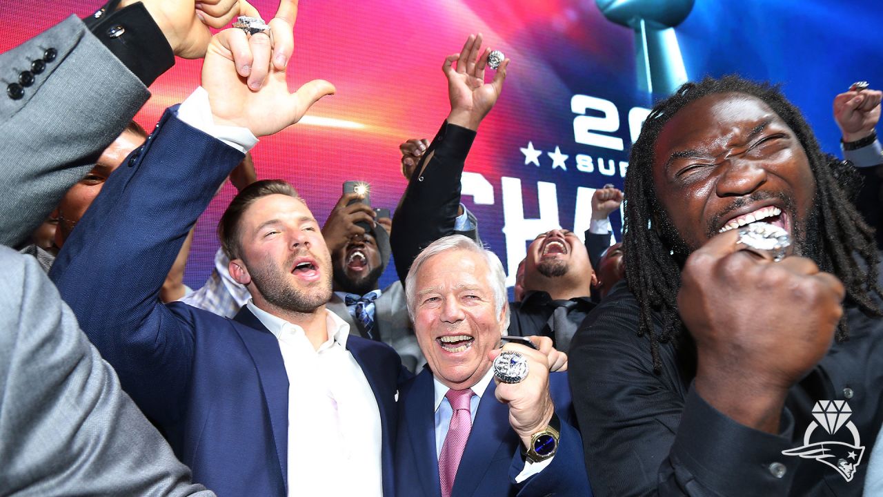 Patriots arrive for Super Bowl LIII Ring Ceremony presented by Encore