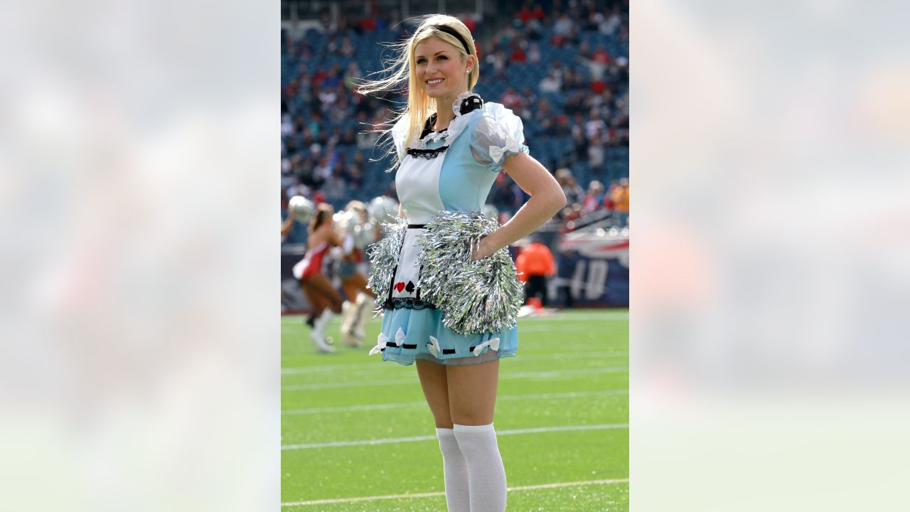 The Dallas Cowboys Cheerleaders perform their annual Halloween halftime show  during the Cowboys and Philadelphia Eagles