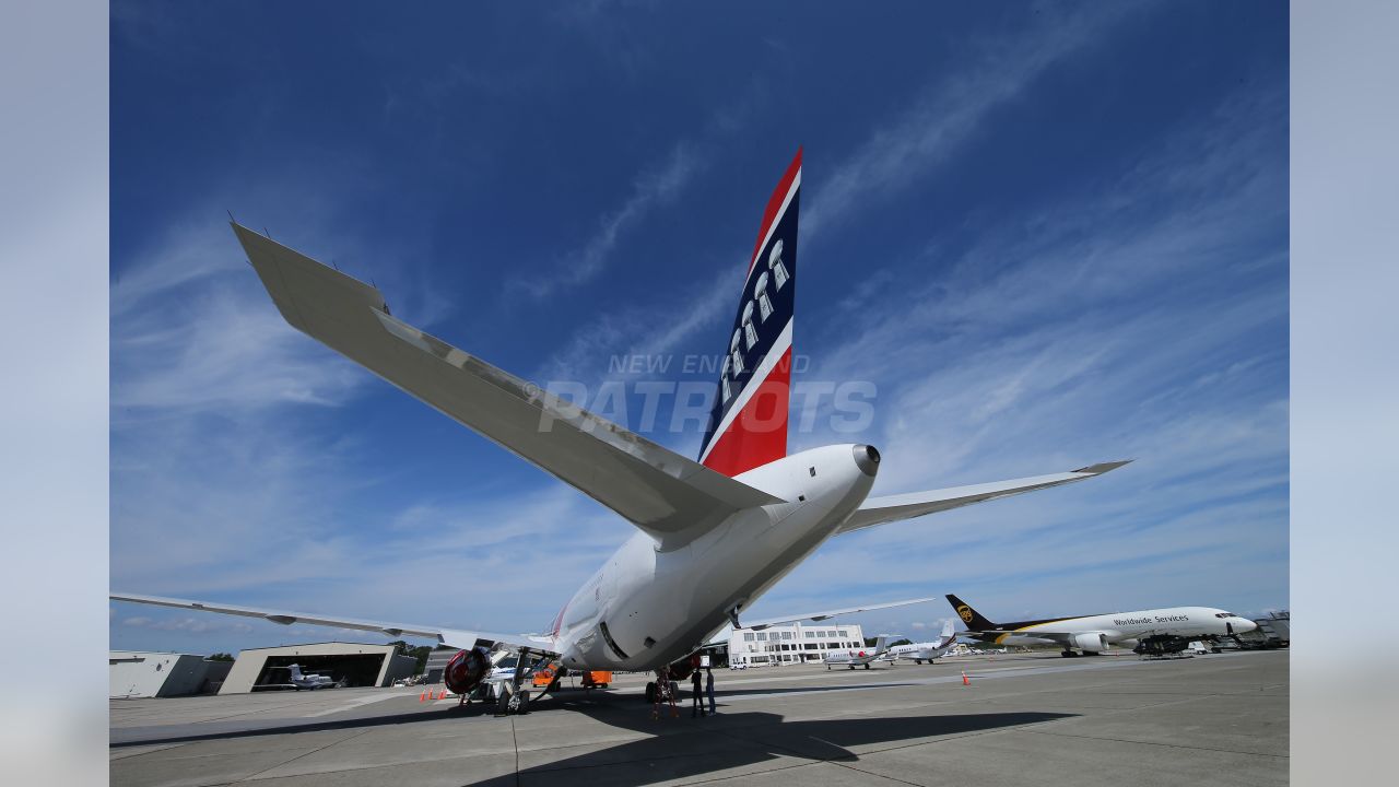 New england patriots plane hi-res stock photography and images - Alamy