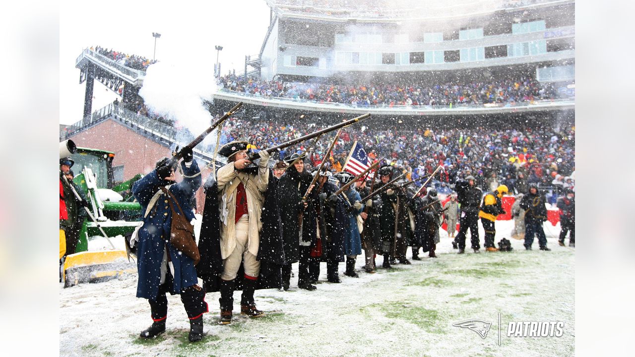 NFL: Patriots' End Zone Militia stands guard on Sundays in Foxboro