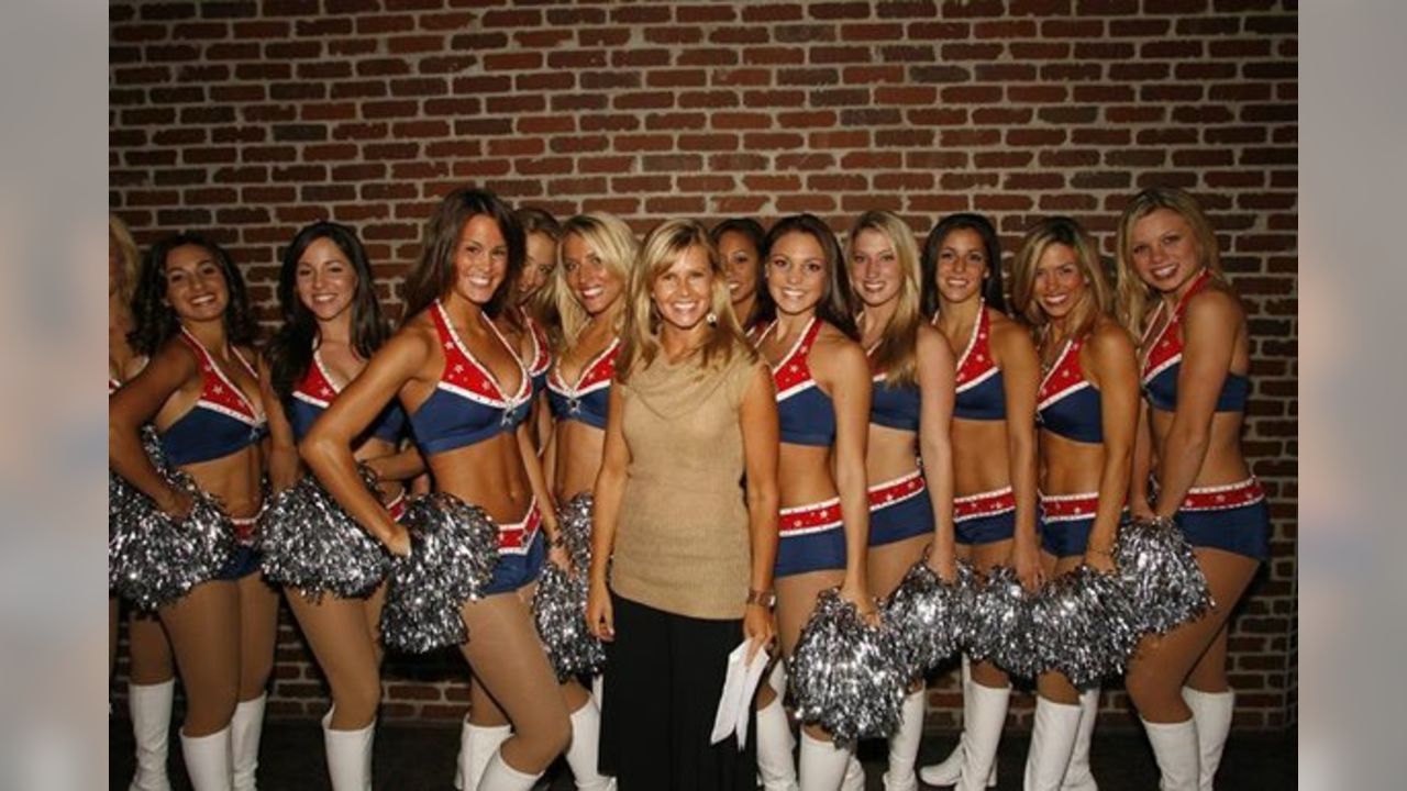 New England Cheerleaders in their throwback uniforms  New england patriots  cheerleaders, Patriots cheerleaders, Cheerleading