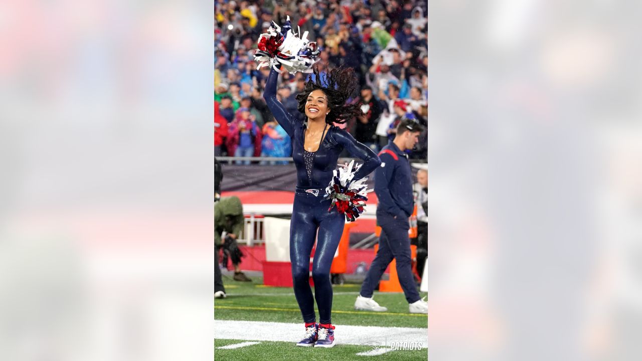 Cheerleaders Perform During Patriots - Buccaneers Game