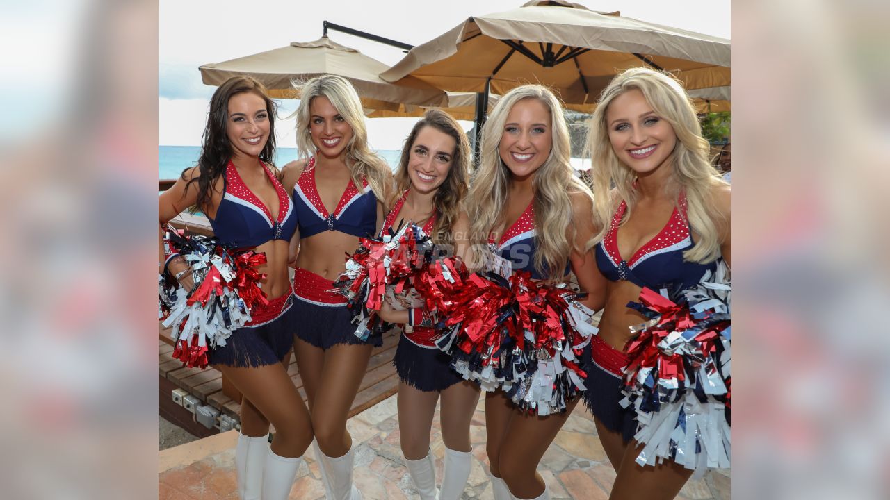 Best Images From The New England Patriots Cheerleaders Swimsuit Calendar Trip