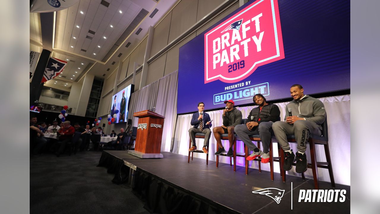 Patriots Draft Party in photos