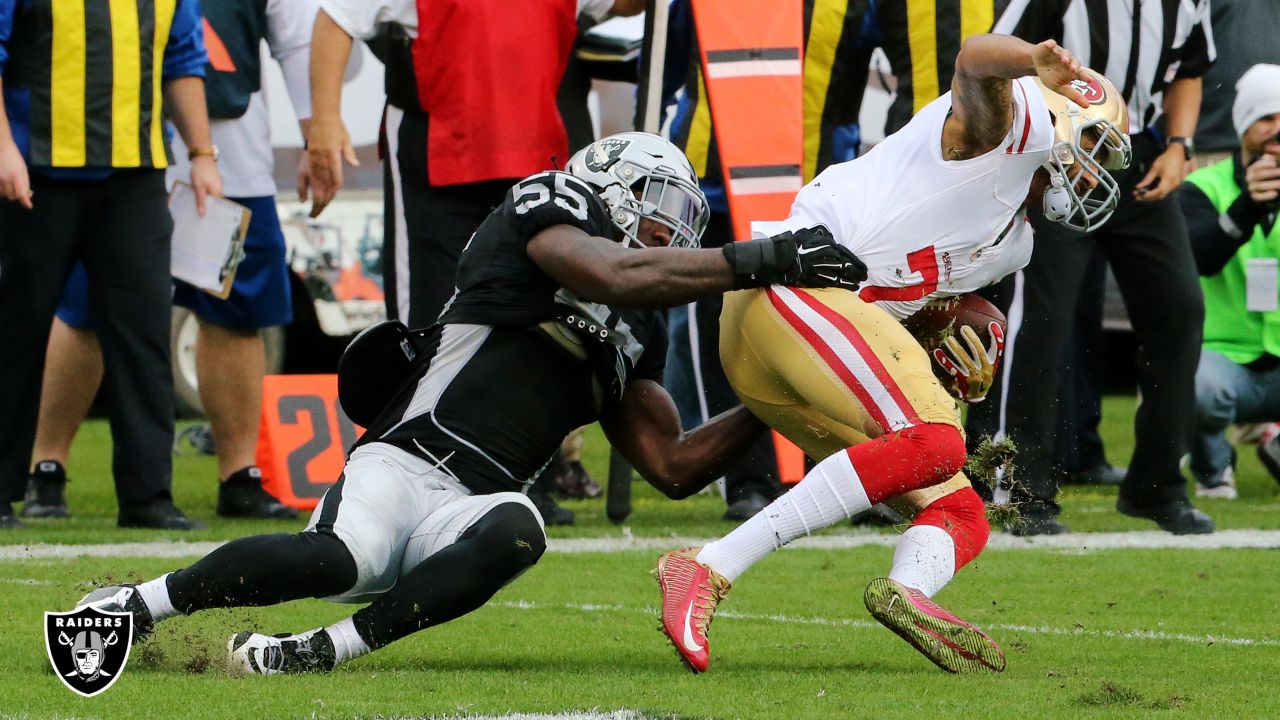 Vontaze Burfict gets his 55 from Marquel Lee who also has a new number for  Raiders - Silver And Black Pride