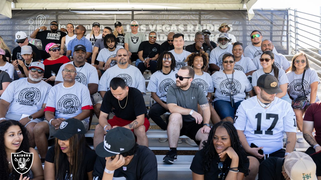 Photos: Raiders host military members for a day at Training Camp