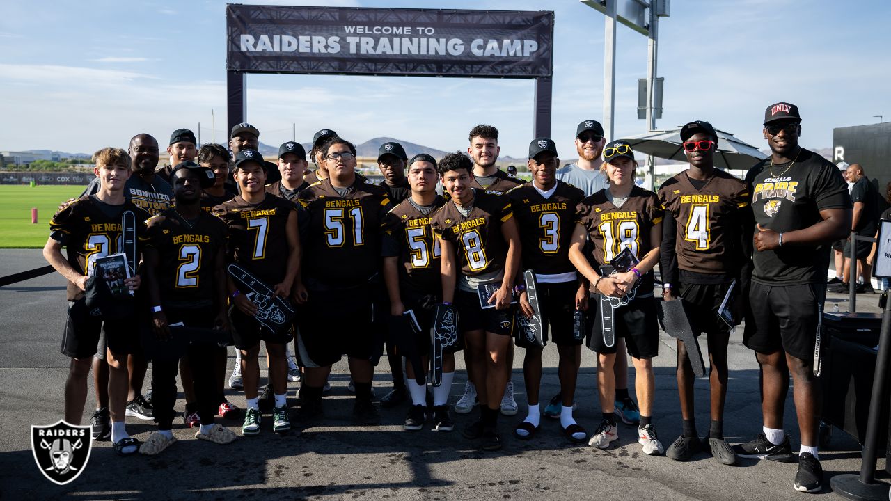 Raiders engage community during Training Camp