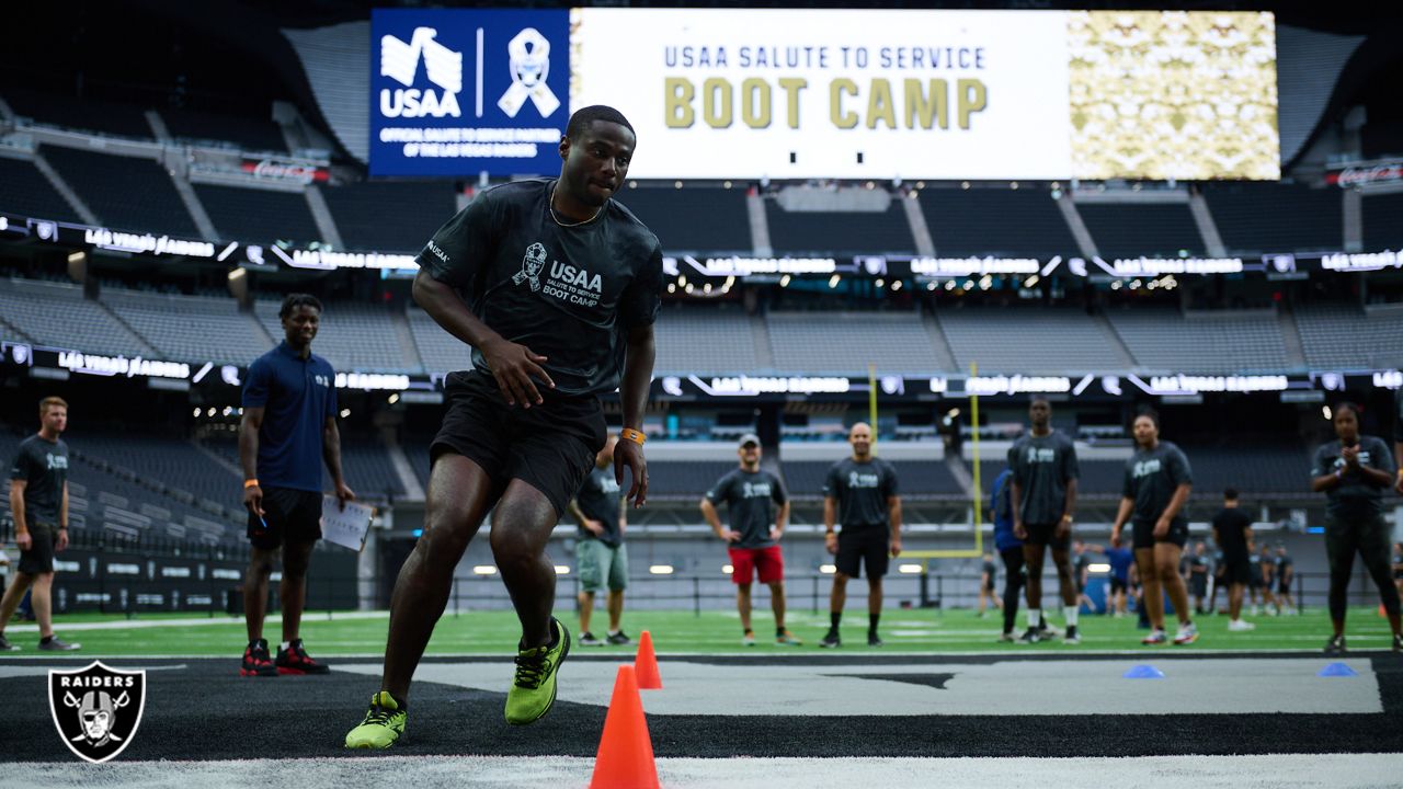 Las Vegas Raiders, USAA host Salute to Service NFL Boot Camp