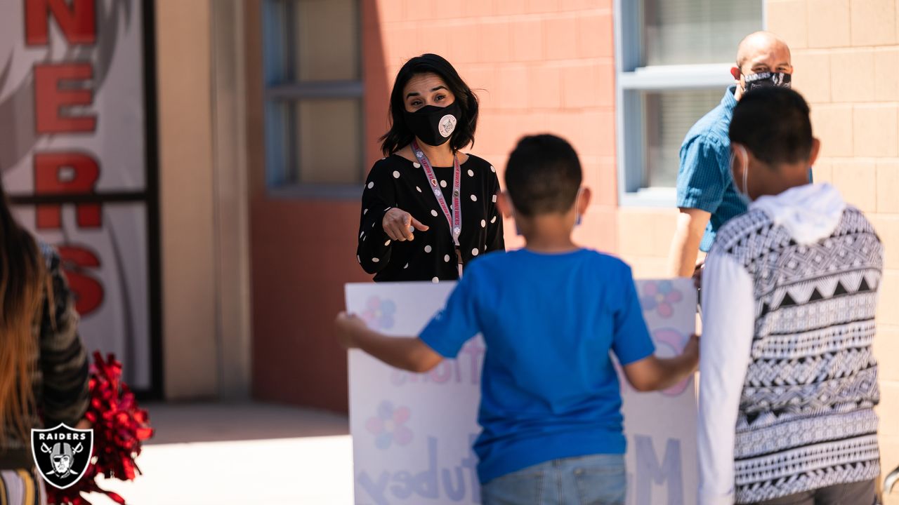 Raiders honor Las Vegas teacher named National Teacher of The Year