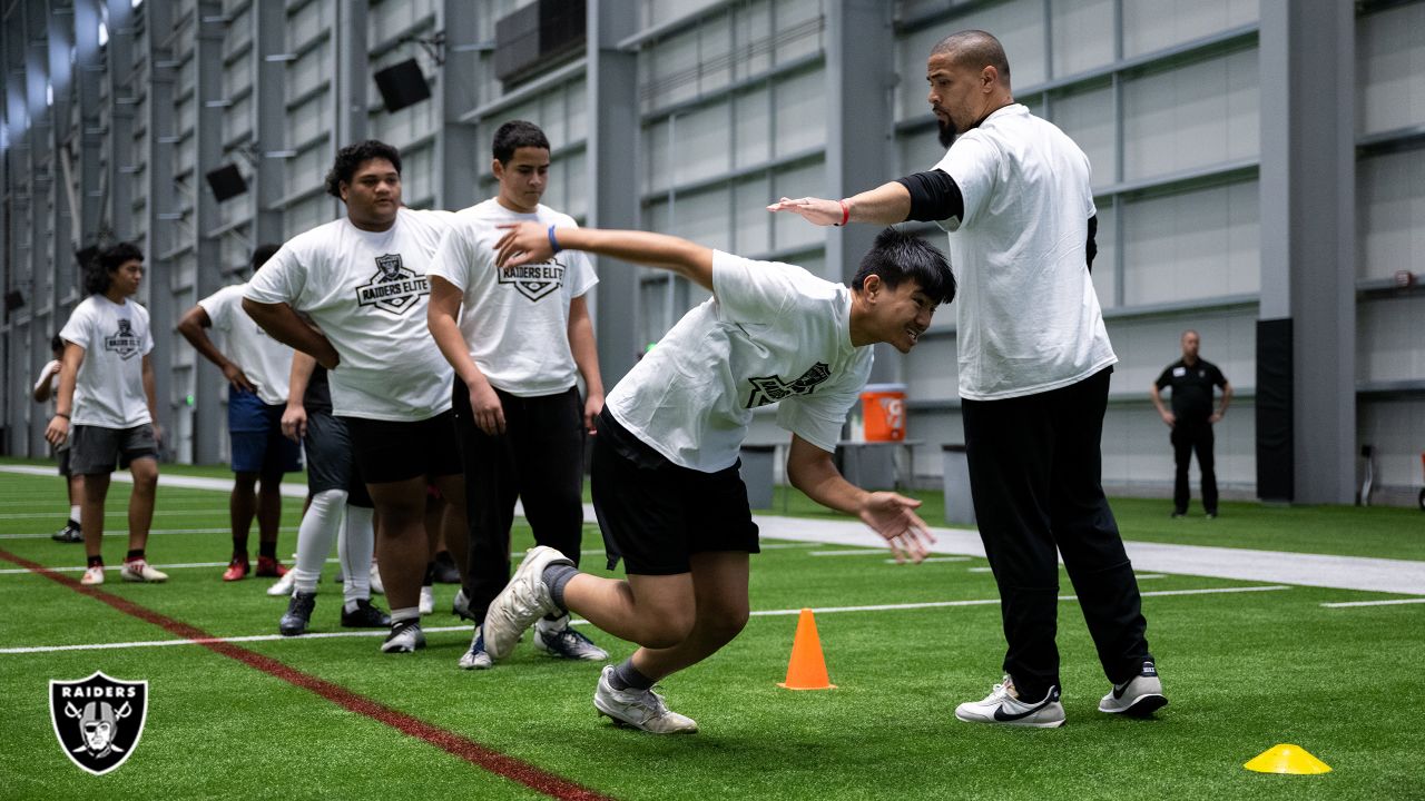 Photos: Raiders host offensive and defensive line athletes for