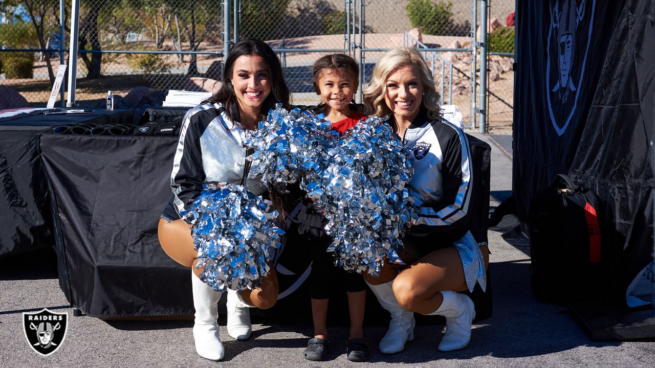 Photos: Raiders and the Raiderettes support Las Vegas youth football  championship