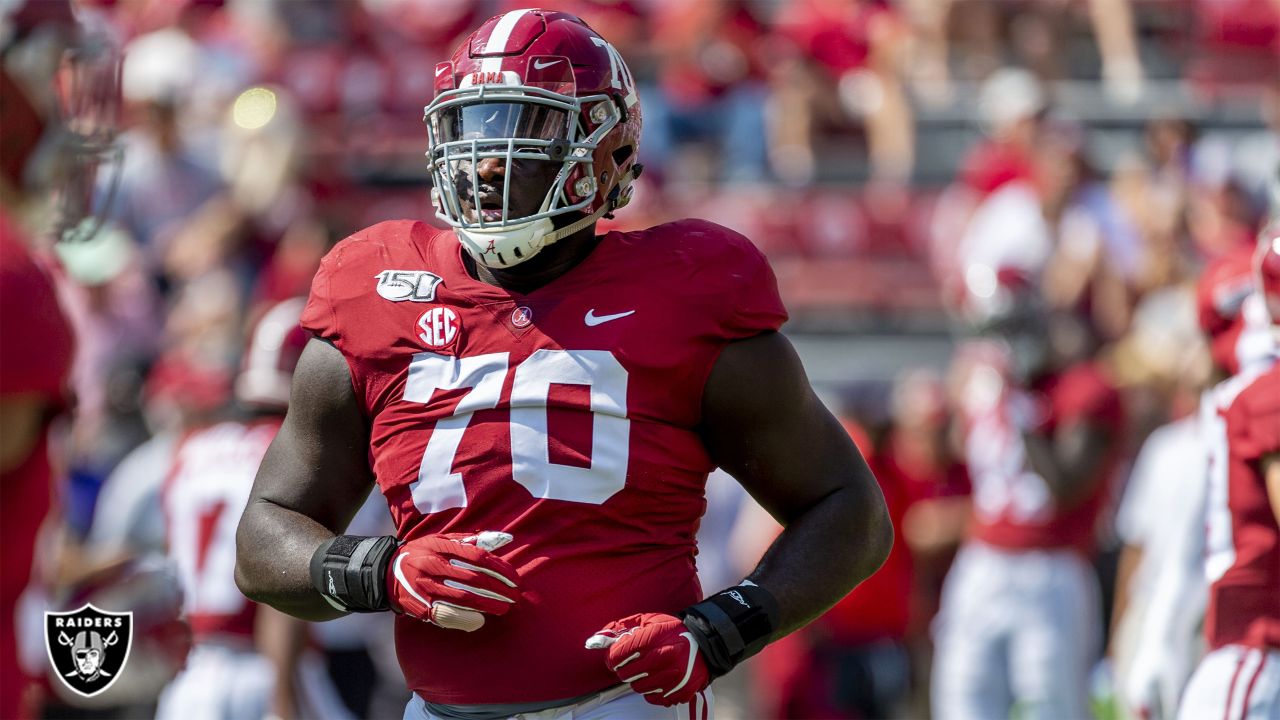 The Raiders Cut OL Alex Leatherwood, Who Was the 17th Overall Pick in the  2021 NFL Draft - Bleacher Nation