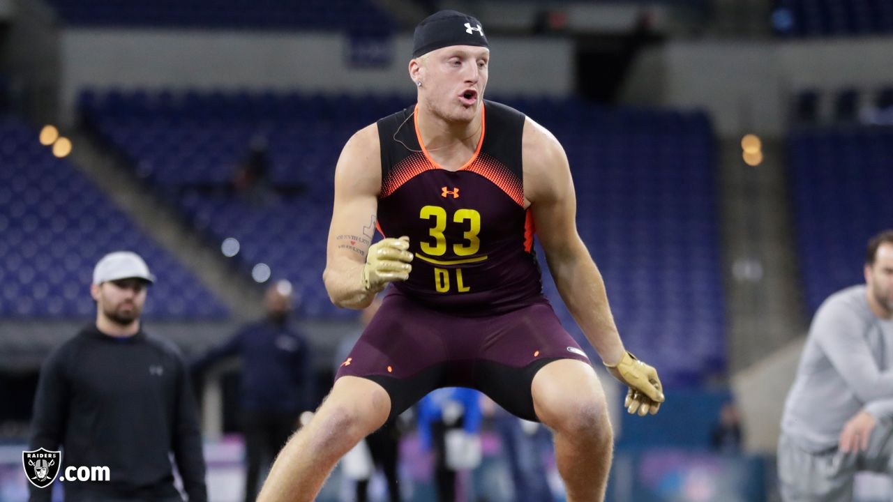 Raiders select defensive end Maxx Crosby with the No. 106 overall pick of  the 2019 NFL Draft