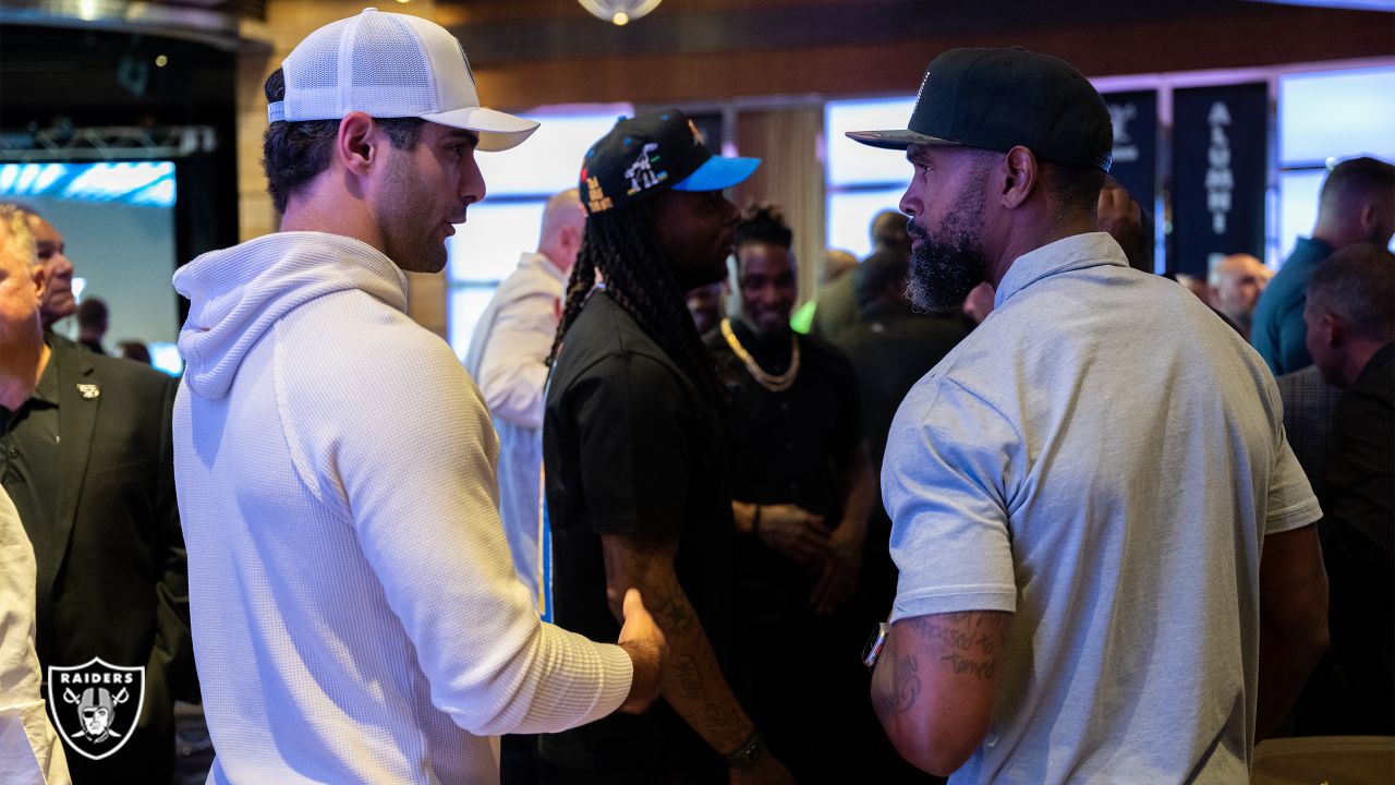 Raiders history reunites at Allegiant Stadium for largest Silver and Black  alumni gathering