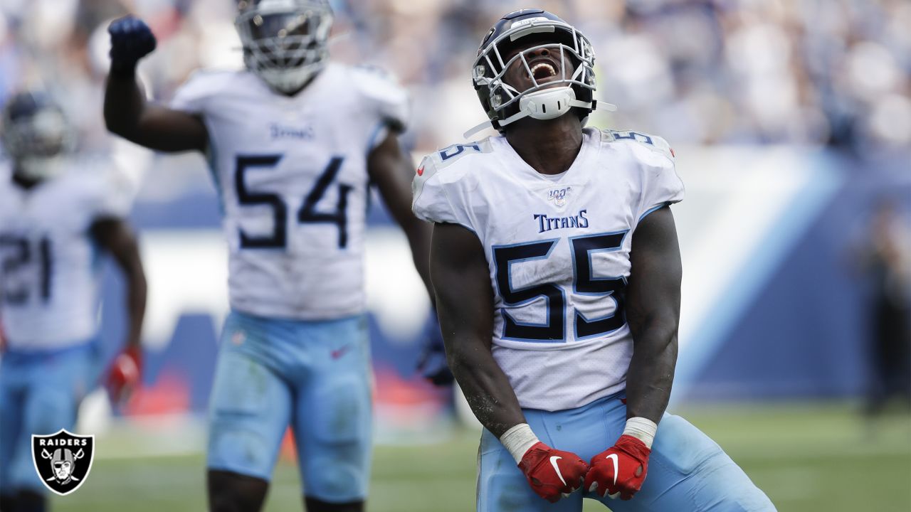 Las Vegas Raiders linebacker Jayon Brown (50) before a NFL football game  against the Indianapolis Colts, Sunday, Nov 13, 2022, in Las Vegas. (AP  Photo/Rick Scuteri Stock Photo - Alamy