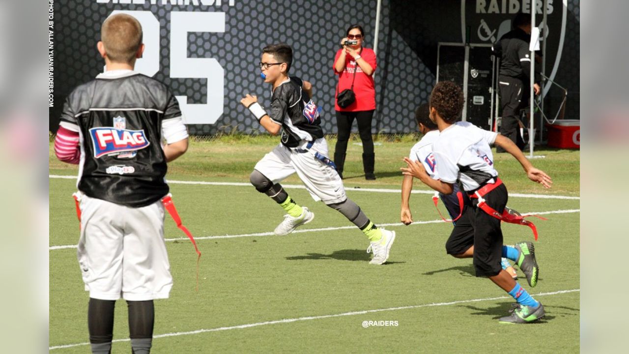 Watch: Raiders host NFL FLAG Football Regional Tournament