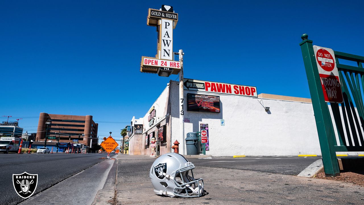 Raiders helmet tours Las Vegas