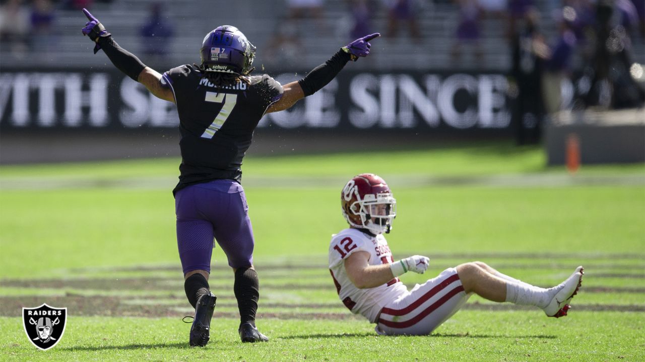 Raiders trade up to No. 43, select TCU safety Trevon Moehrig