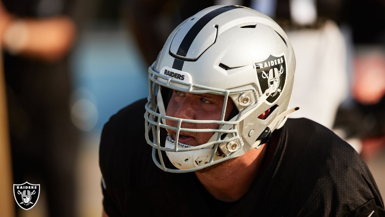 Las Vegas Raiders offensive tackle Kolton Miller (74) blocks during an NFL  football game, Sunday, Sept. 17, 2023, in Orchard Park, NY. (AP Photo/Matt  Durisko Stock Photo - Alamy