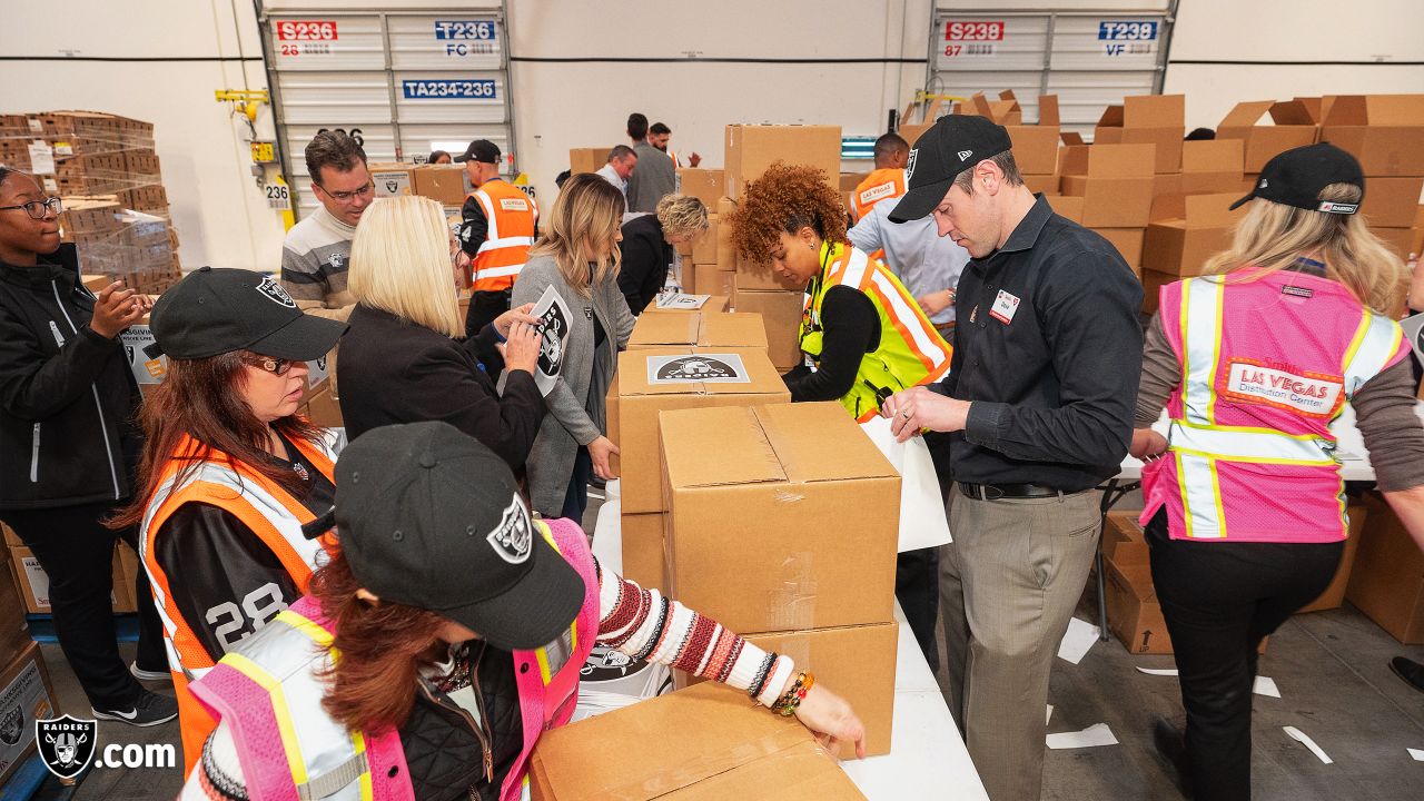 Raiders to host free Thanksgiving meal box giveaway Tuesday at