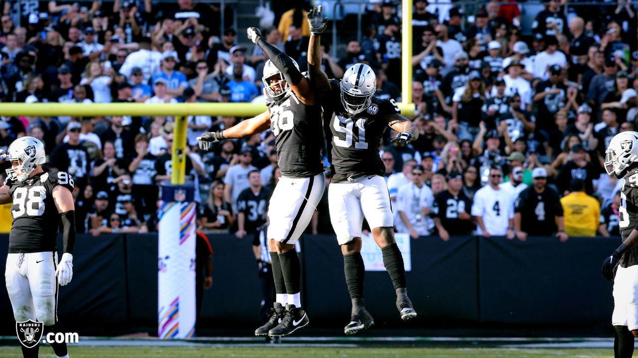 Las Vegas Raiders defensive end Clelin Ferrell #96 and defensive