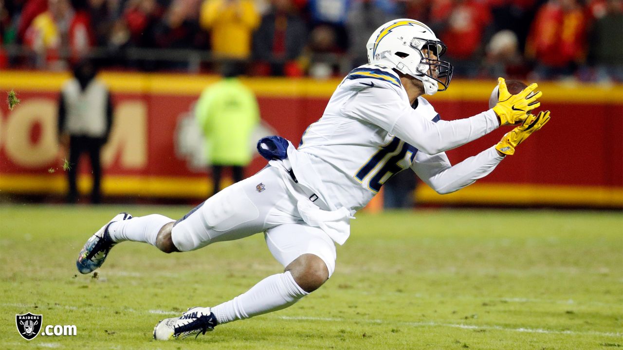 Oakland Raiders wide receiver Tyrell Williams in action during the second  half of an NFL football game against the Los Angeles Chargers in Carson,  Calif., Sunday, Dec. 22, 2019. (AP Photo/Kelvin Kuo