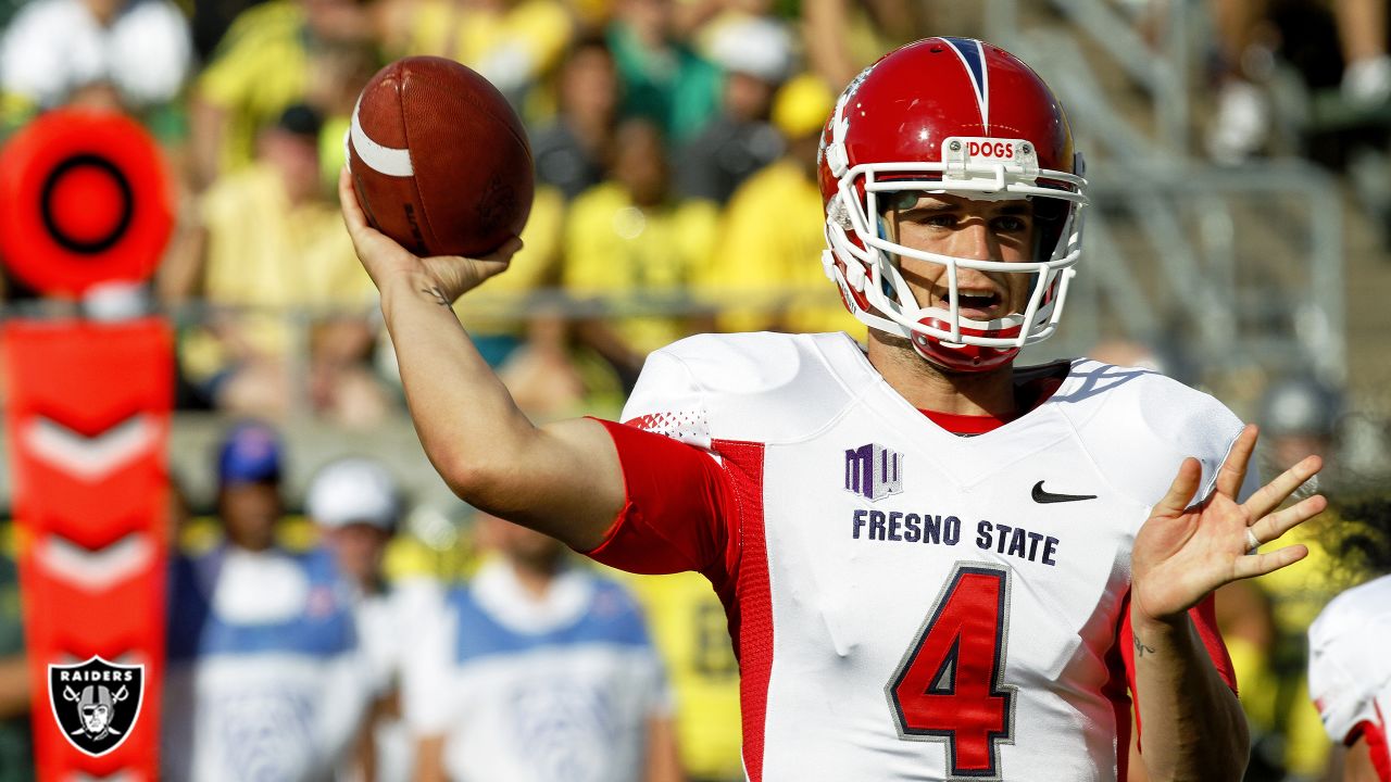 Raiders QB Derek Carr to have Fresno State jersey retired tonight 'one of  those moments that I've dreamed of' - Silver And Black Pride