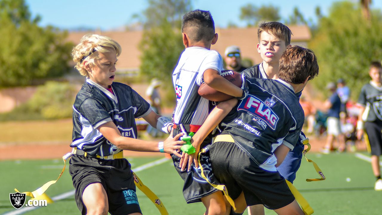 Watch: Raiders host NFL FLAG Football Regional Tournament