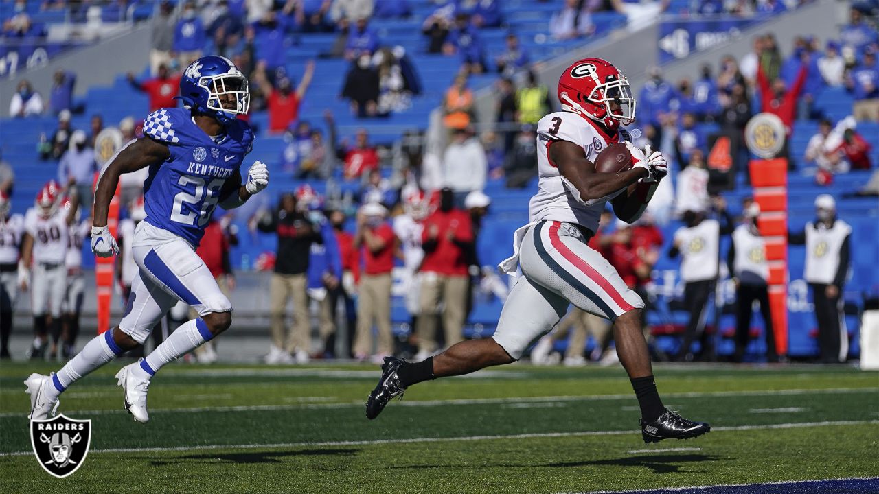 Look: First images of fourth-round RB Zamir White in full Raiders