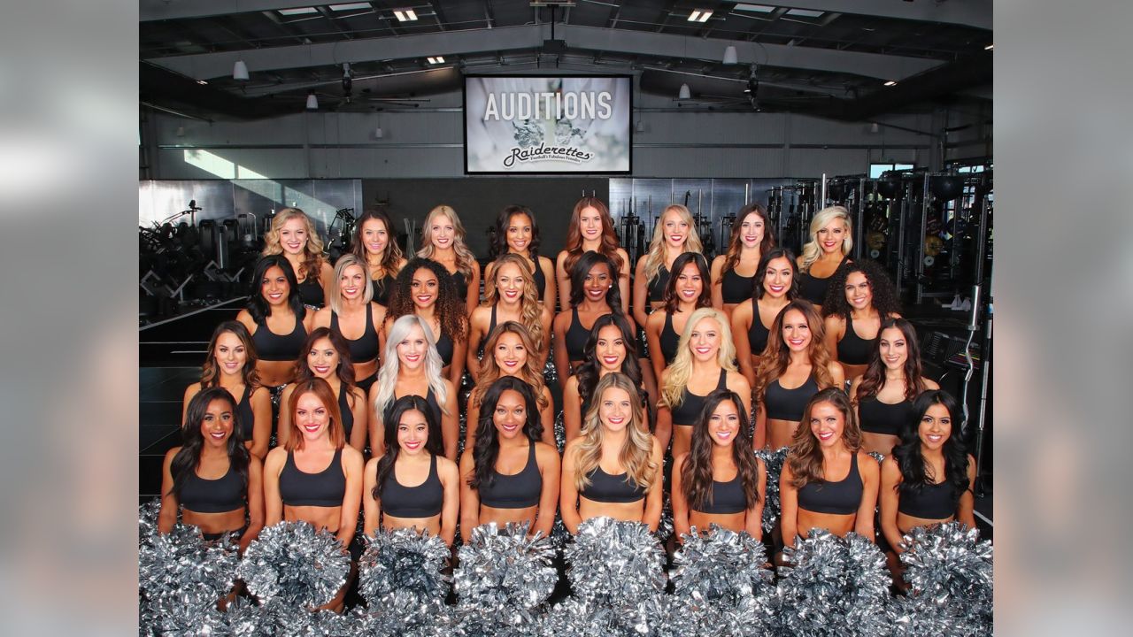 Raiderette auditions for NFL cheer squad at Oakland CA hotel