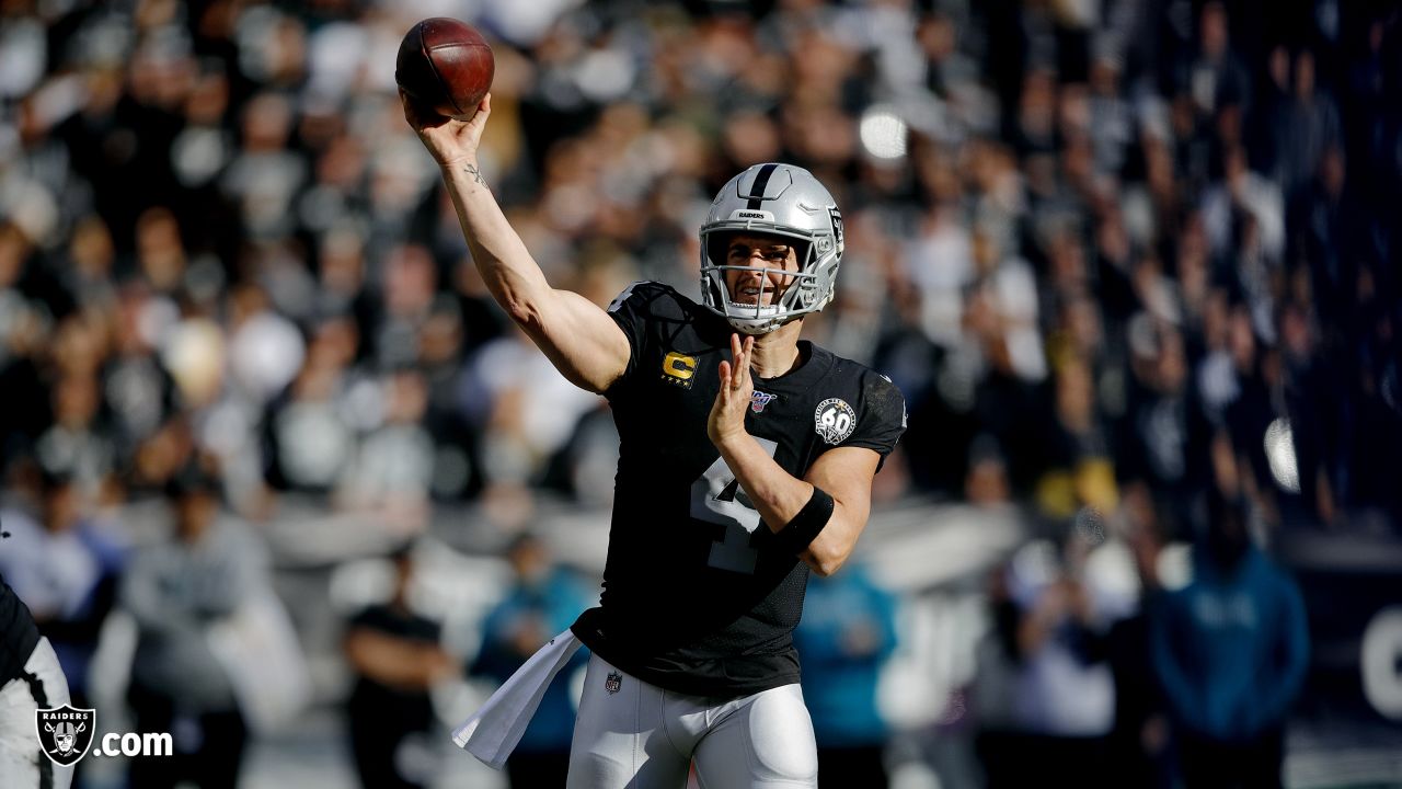 Raiders' Derek Carr's props lowered because of Mariota