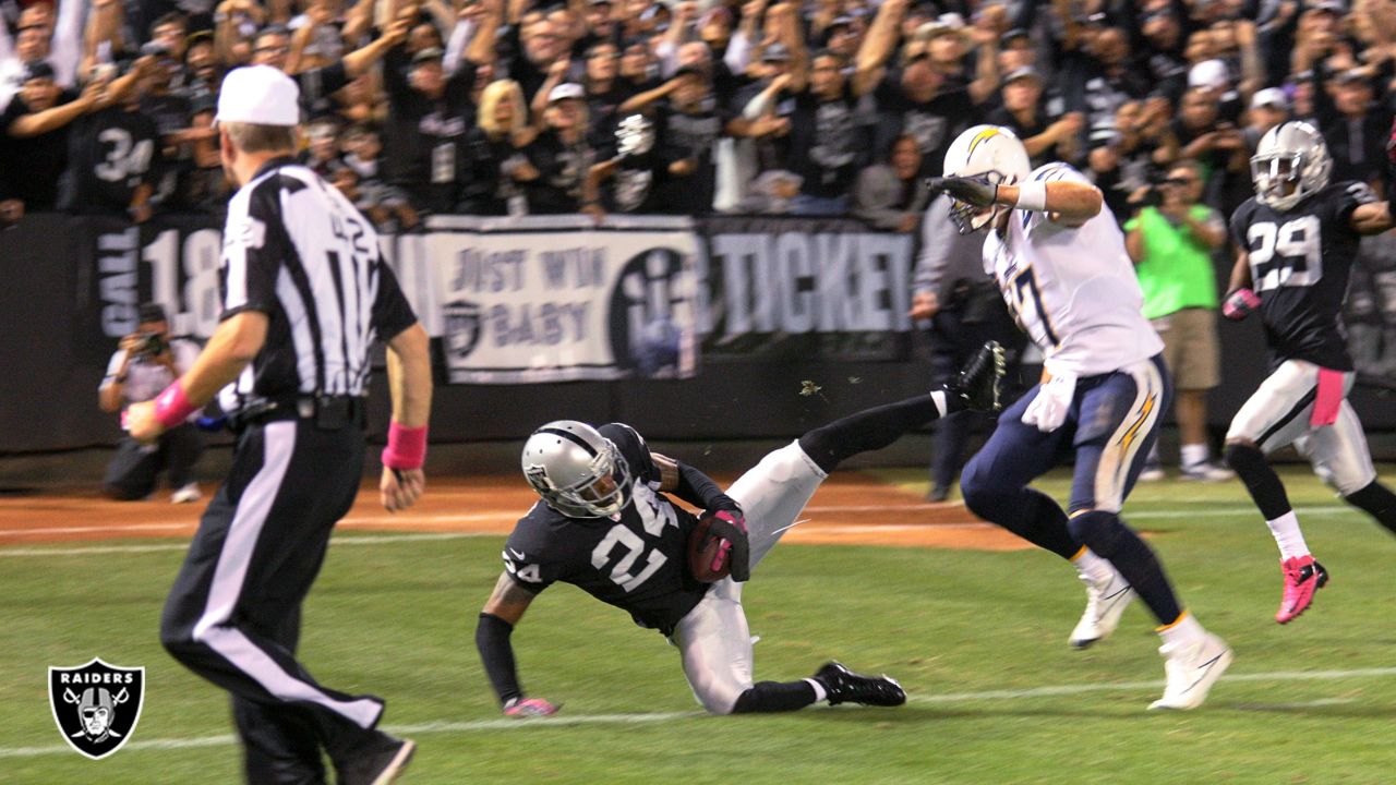 Raiders notes: Charles Woodson ties NFL defensive touchdown record – The  Mercury News