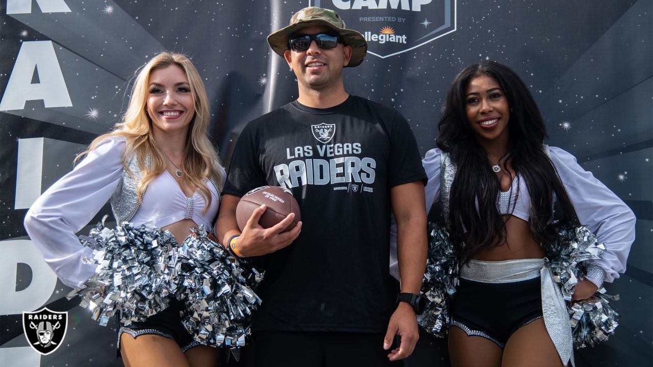 Photos: Raiders host military members for a day at Training Camp