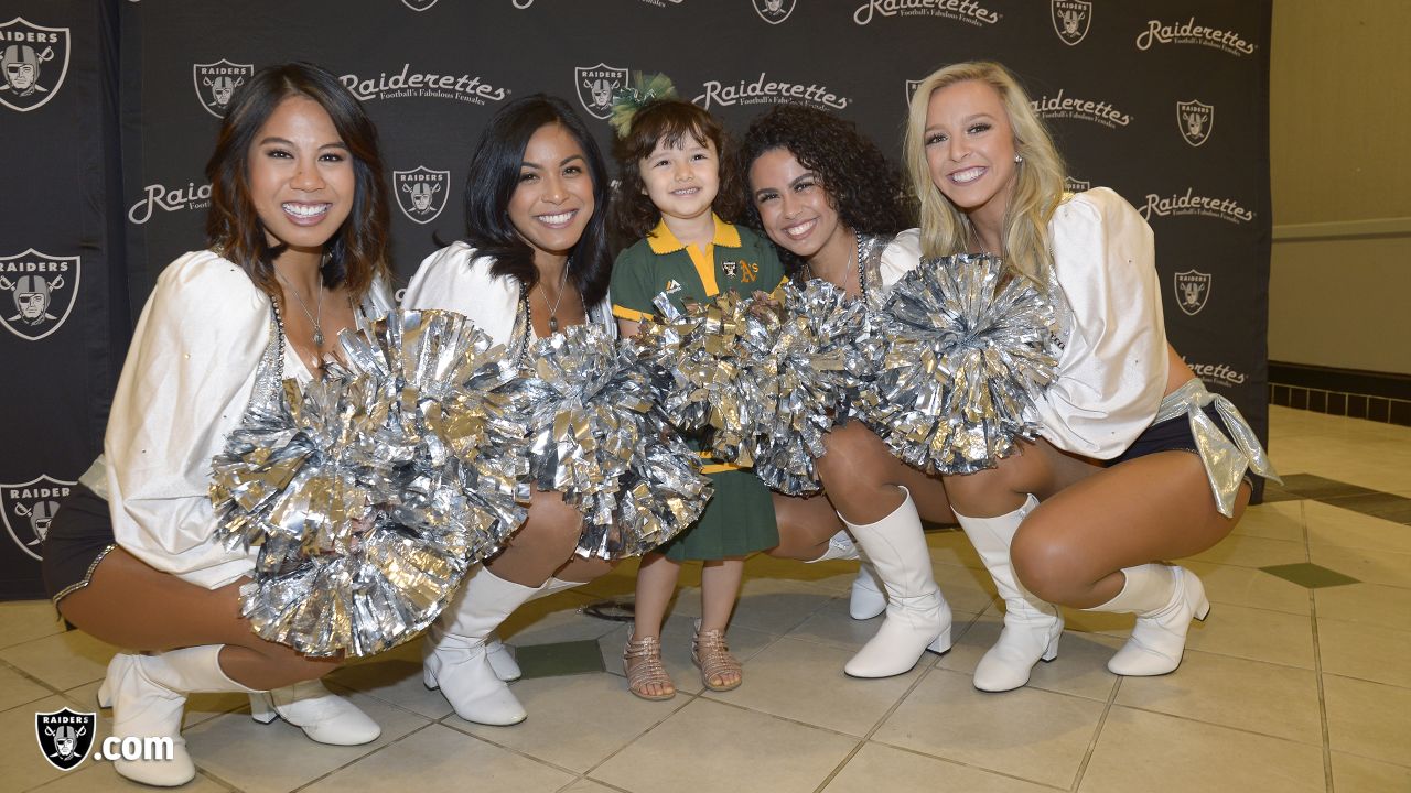 The Las Vegas Raiders staff, the Raiderettes and Raiders alumni