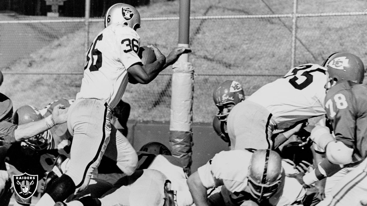 Clem Daniels Dallas Texans 1960, Oakland Raiders 1961-67 and San Francisco  49ers 1968.