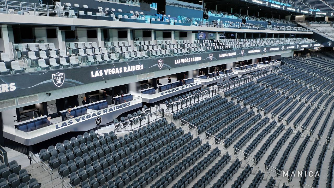 Work is complete on the Las Vegas Raiders' Allegiant Stadium