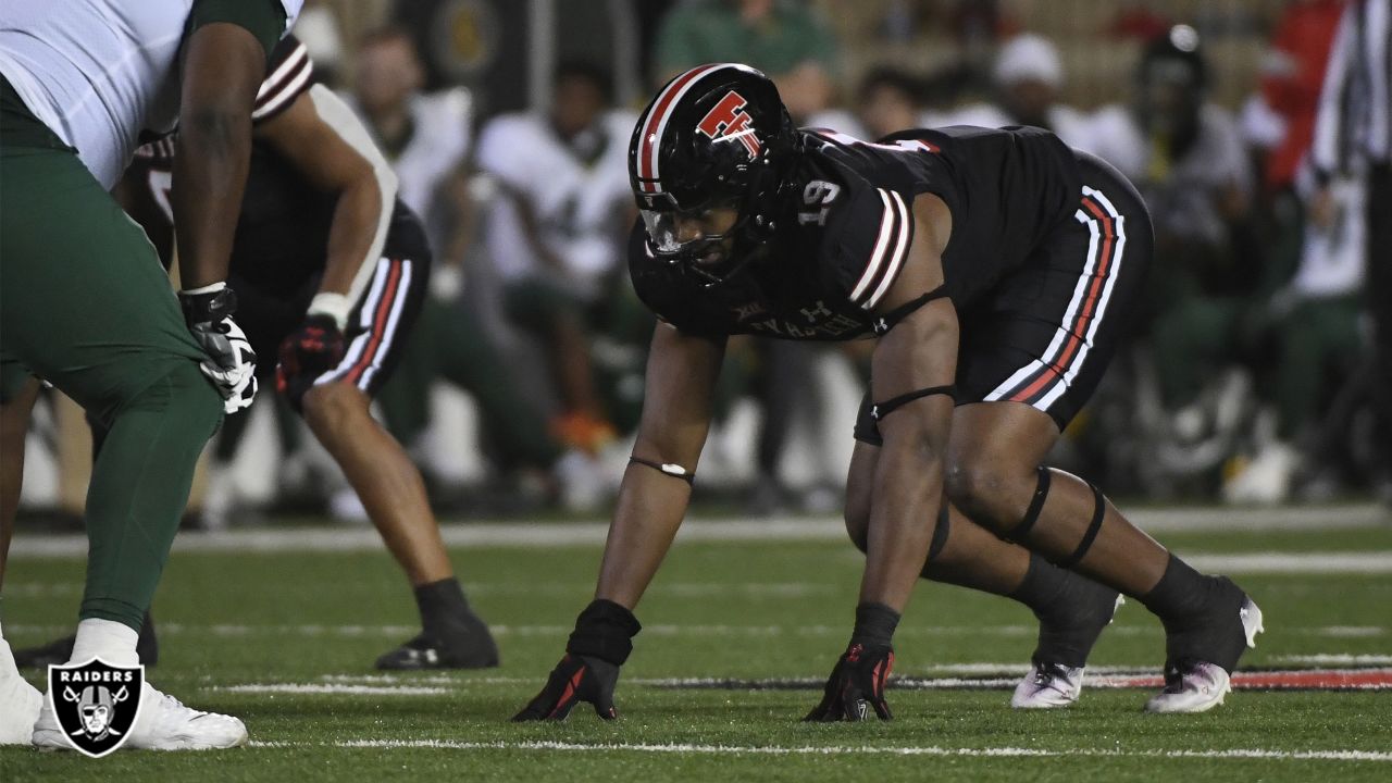 The #Raiders select EDGE Tyree Wilson out of Texas Tech with the